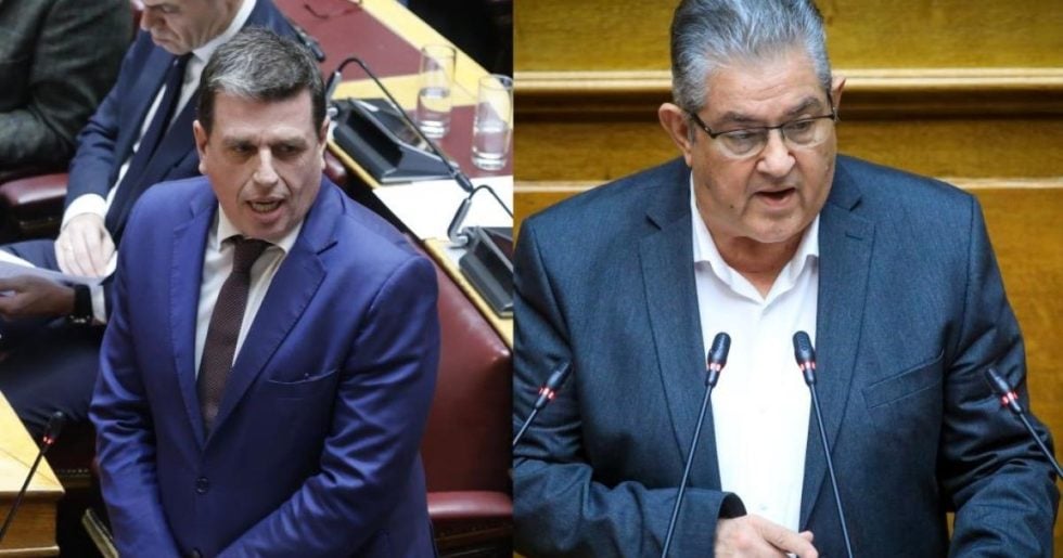 Ένταση ανάμεσα σε Καιρίδη - Κουτσούμπα για την... αστική δημοκρατία